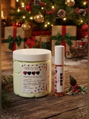 Aminnah XOXO Whipped Body Butter & Lip Gloss Set!